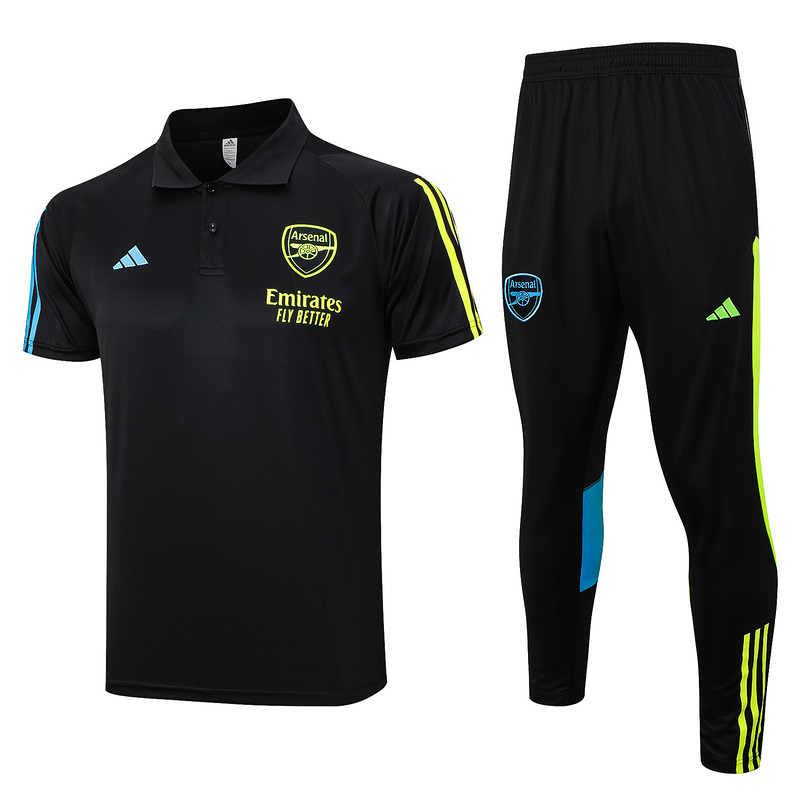 AAA Quality Arsenal 23/24 Black/Blue/Yellow Training Kit Jerseys